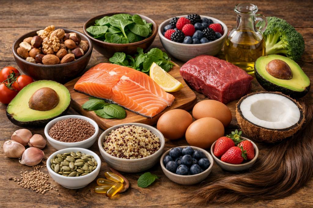 Aliments qui fait pousser les cheveux : nutriments clés pour une chevelure forte et dense