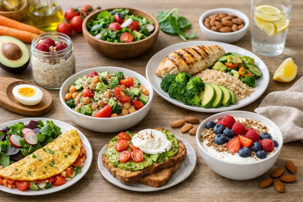 Recette pour reequilibrage alimentaire : menus simples pour une semaine équilibrée