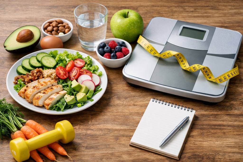 Reequilibrage alimentaire perte de poids par semaine : rythme réaliste et objectifs santé
